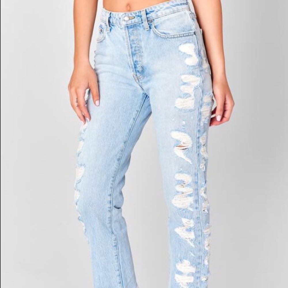 MEMPHIS EMILIA SIDE SHREDDED Jeans